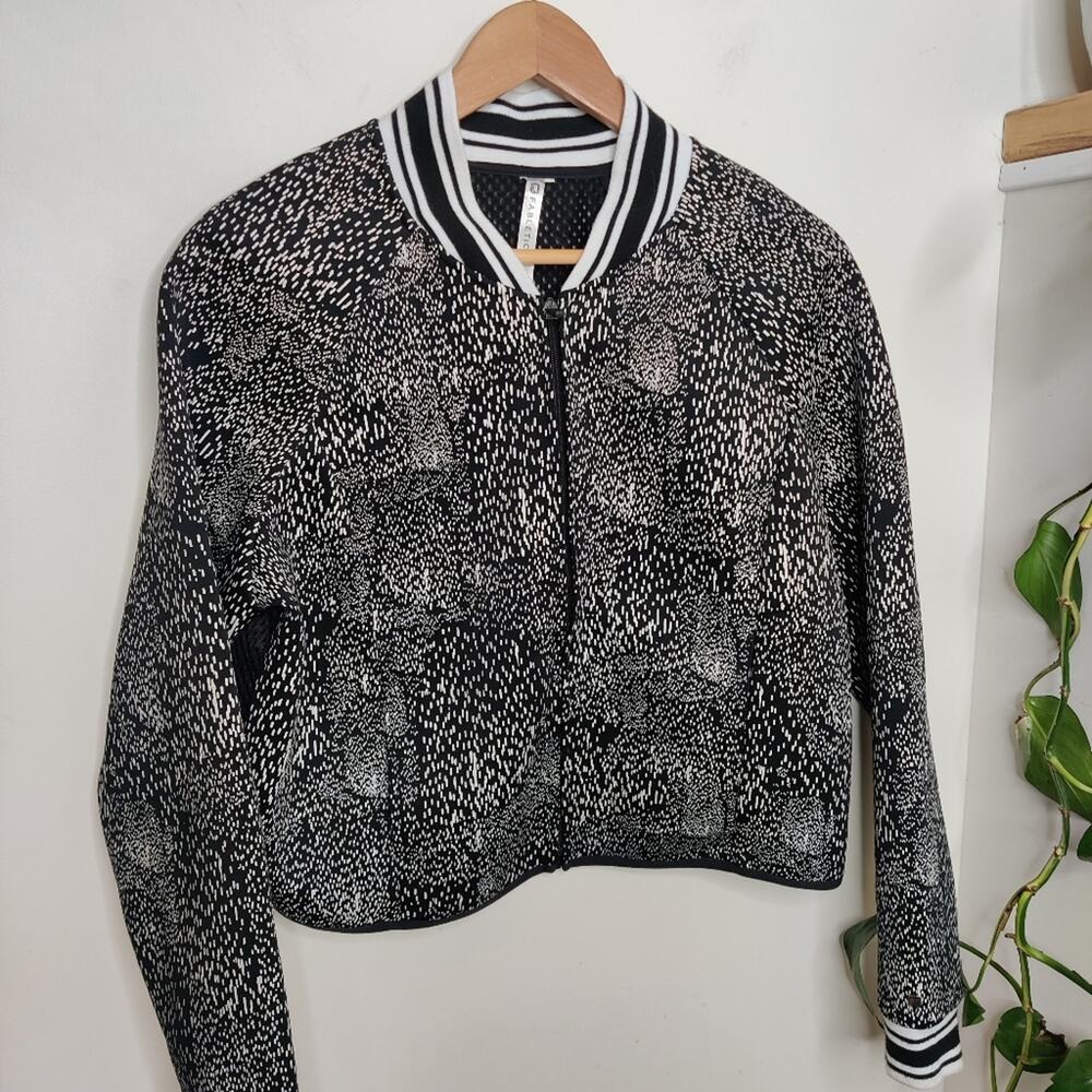 Fabletics Black Constellation Print Neoprene Mesh… - image 2